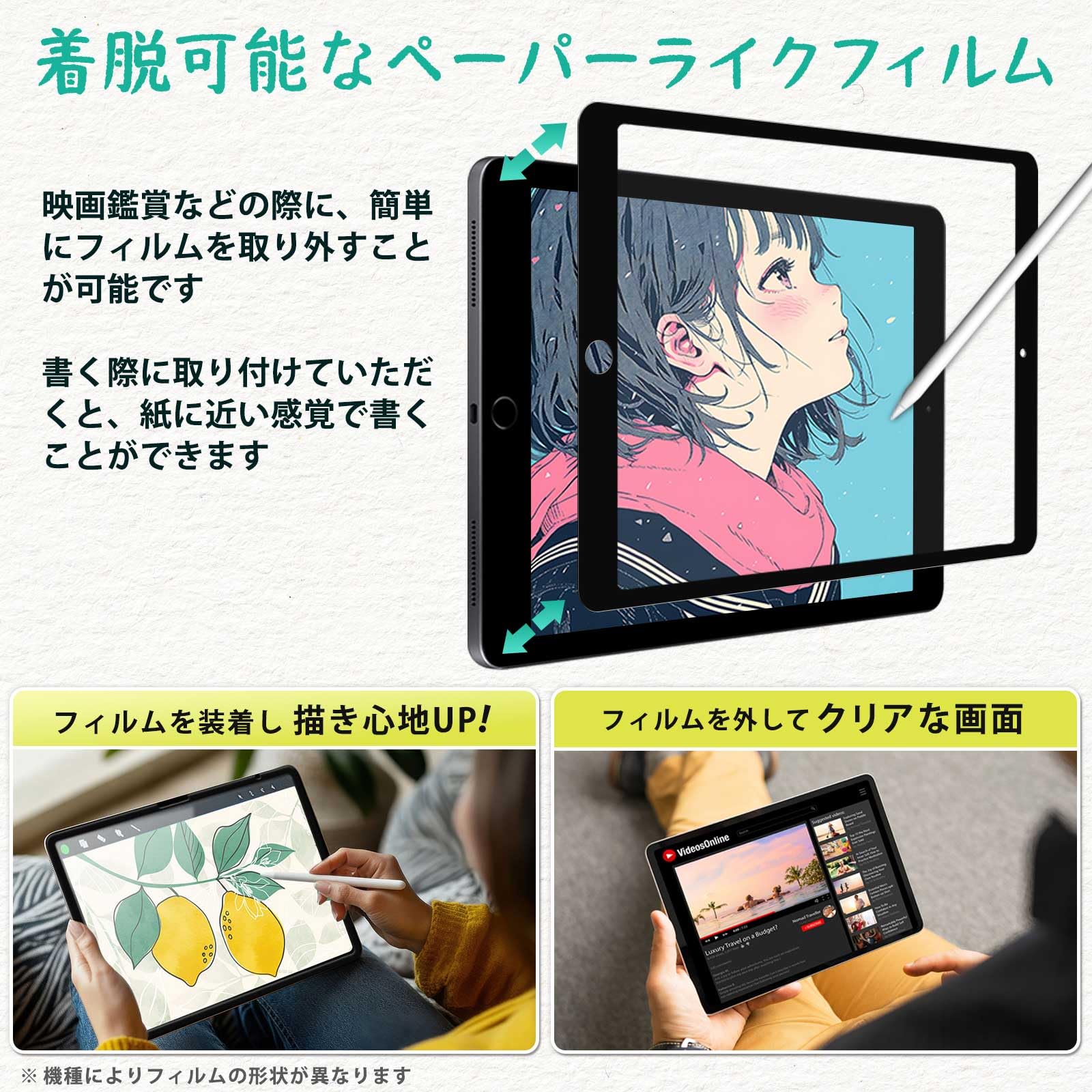 Amazon.co.jp: YMYWorld iPad mini 5 / iPad mini 4 用 ペーパーライク 