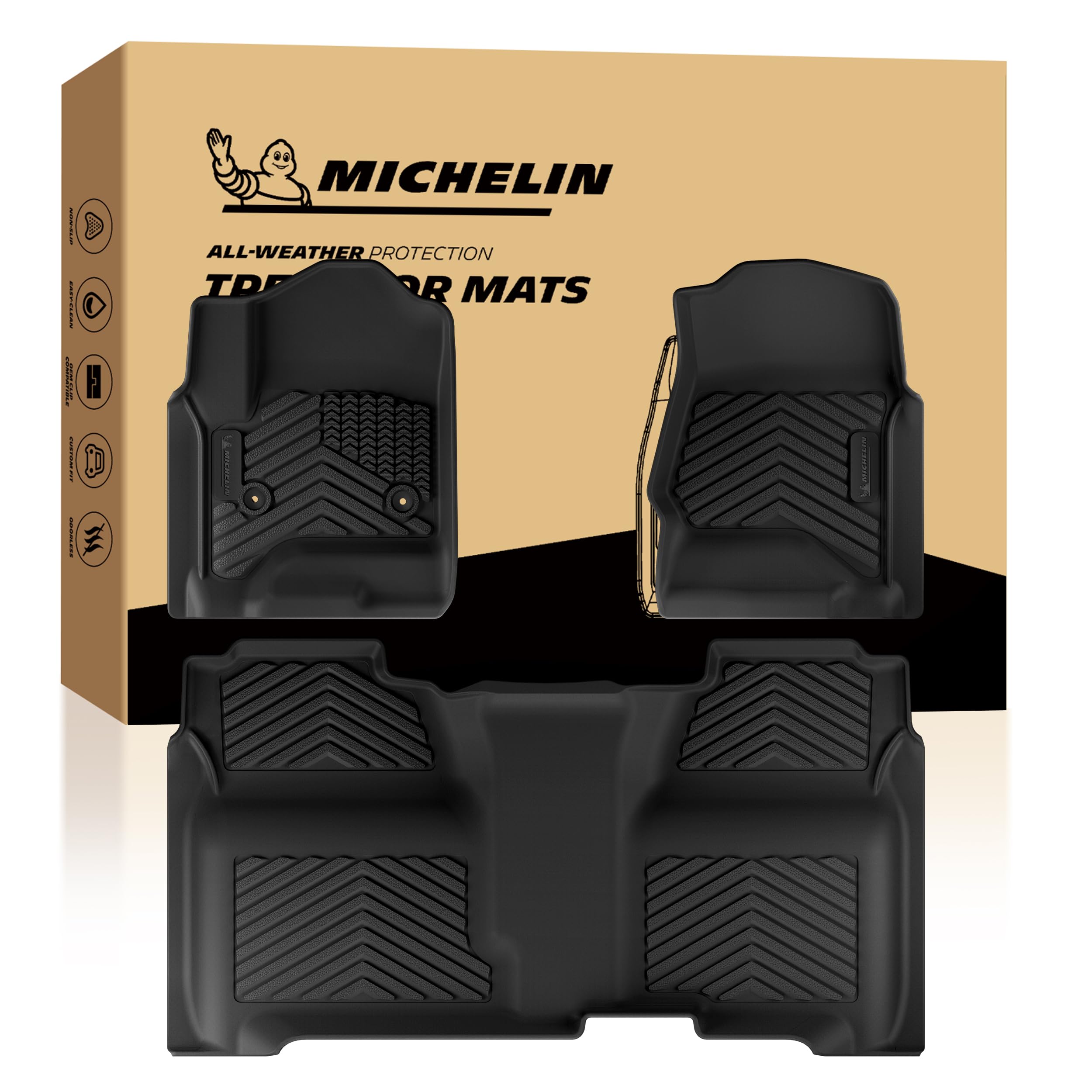 Michelin Vehicle Mats for 2014-2018 Chevy Silverado/GMC Sierra 1500