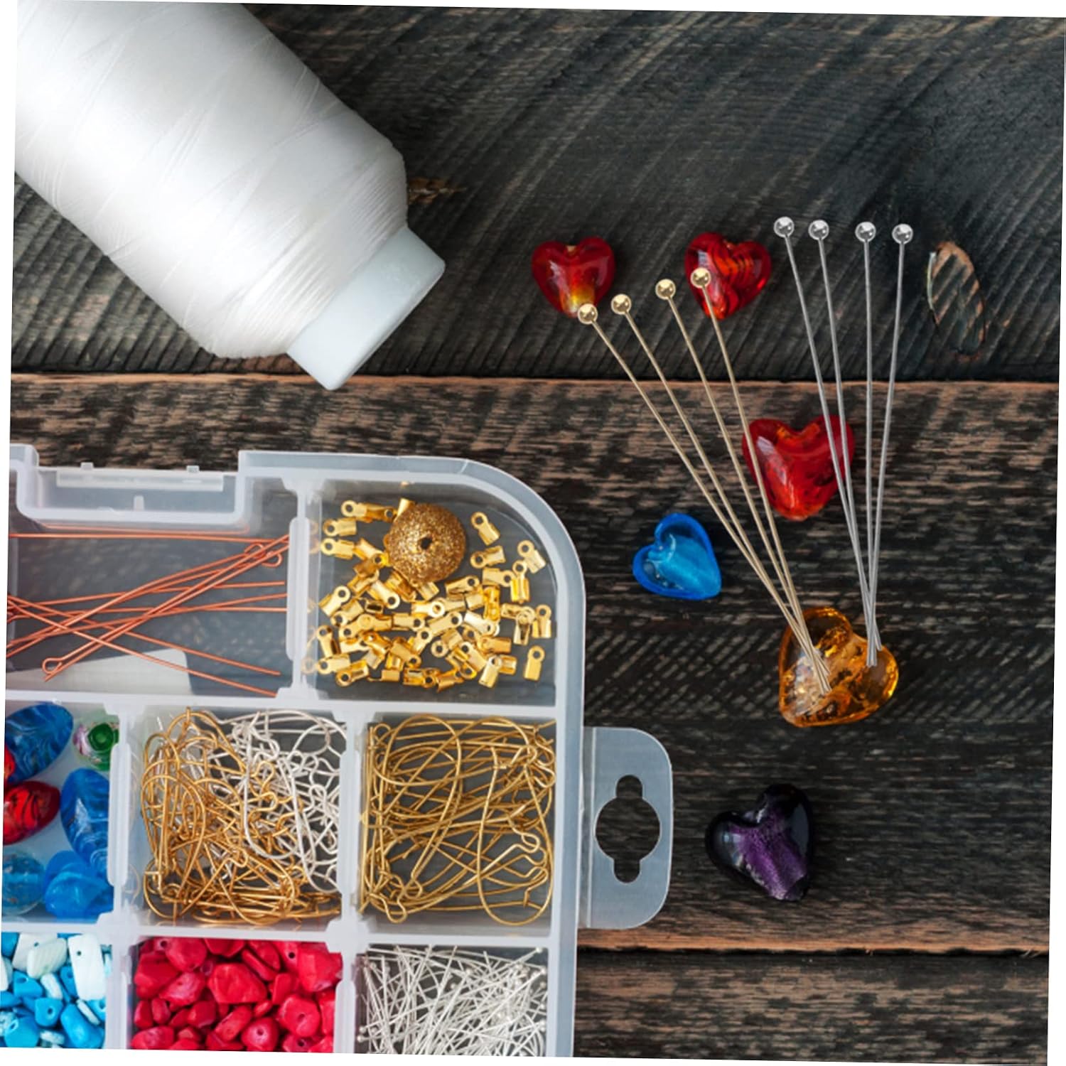 400pcs Jewelry Making Ball Head Pins Reusable Craft Pins for DIY Earrings Necklaces Bracelets Durable Lightweight Jewelry Making Tools for Charms and Beaded Chains
