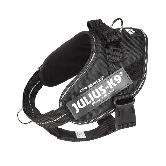 Foto 2 de 8 de Julius-K9, Arnés de Perro IDC Powerharness con Control Frontal en Y, tamaño: Mini, Negro