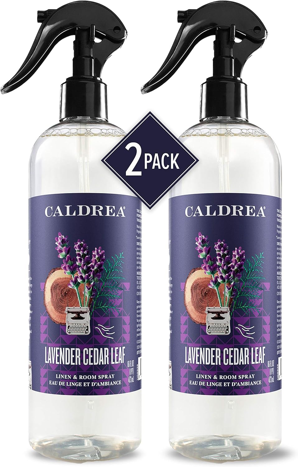 Caldrea Linen and Room Spray Air Freshener, Made with
