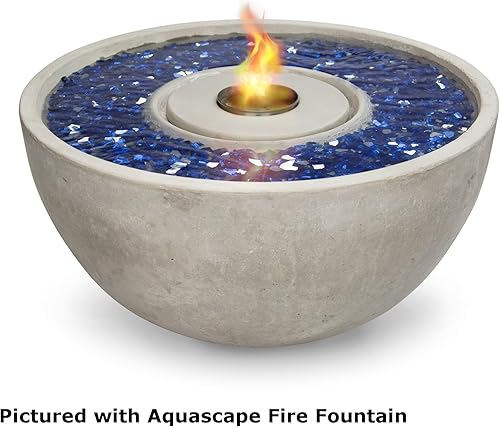 Miniatura 3 de Aquascape Vidrio de fuego azul cobalto para usar con fuentes de fuego y agua, lugares de fuego, hogueras y más, 14 de pulgada, 10 libras  78263