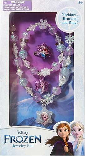 Miniatura 26 de LUV HER Girls Jewelry Set - Dress Up Toy Jewelry Box Set with Bead Necklaces, Bracelets, and Rings - Frozen Play Accessories - Ages 3+