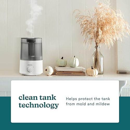 Miniatura 7 de Homedics TotalComfort Humidificador ultrasónico  Humidificadores de aire grandes para dormitorio, plantas, tanque de agua de 0.85 galones de llenado