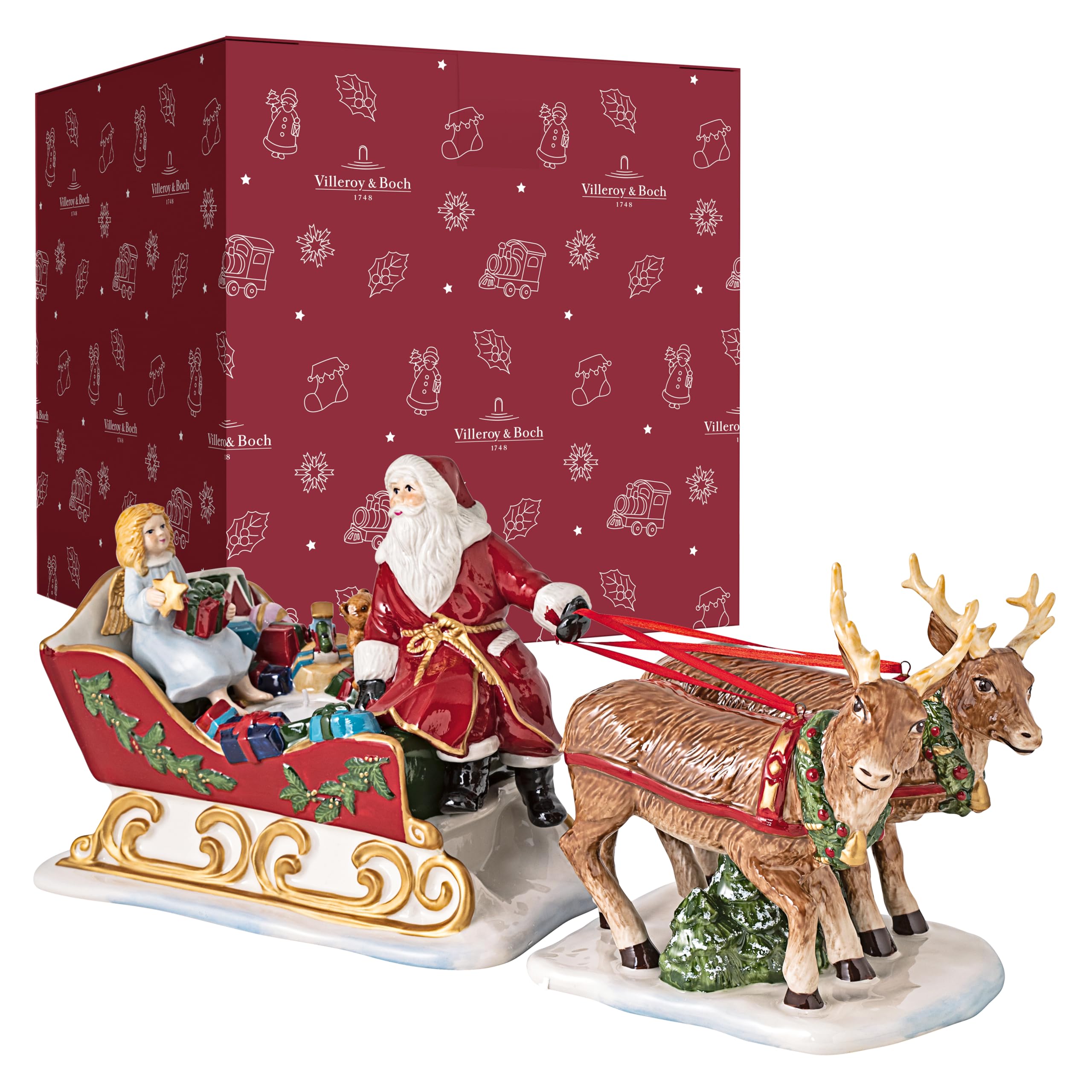 Villeroy & Boch Christmas Toys sledge nostalgia, 36 x 14 x 17 cm : Villeroy & Boch