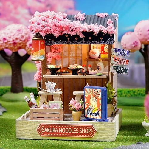 Miniatura 4 de TuKIIE Kit de casa de muñecas en miniatura DIY con muebles, a escala 1:24, casa de muñecas de madera creativa para habitación mini, a prueba