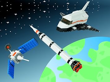 LEGO Space & Airport Set 9335, Fine Motor Skills & Collaboration Educational Toy for Boys & Girls Ages 4 & Up (1, 176Piece)
