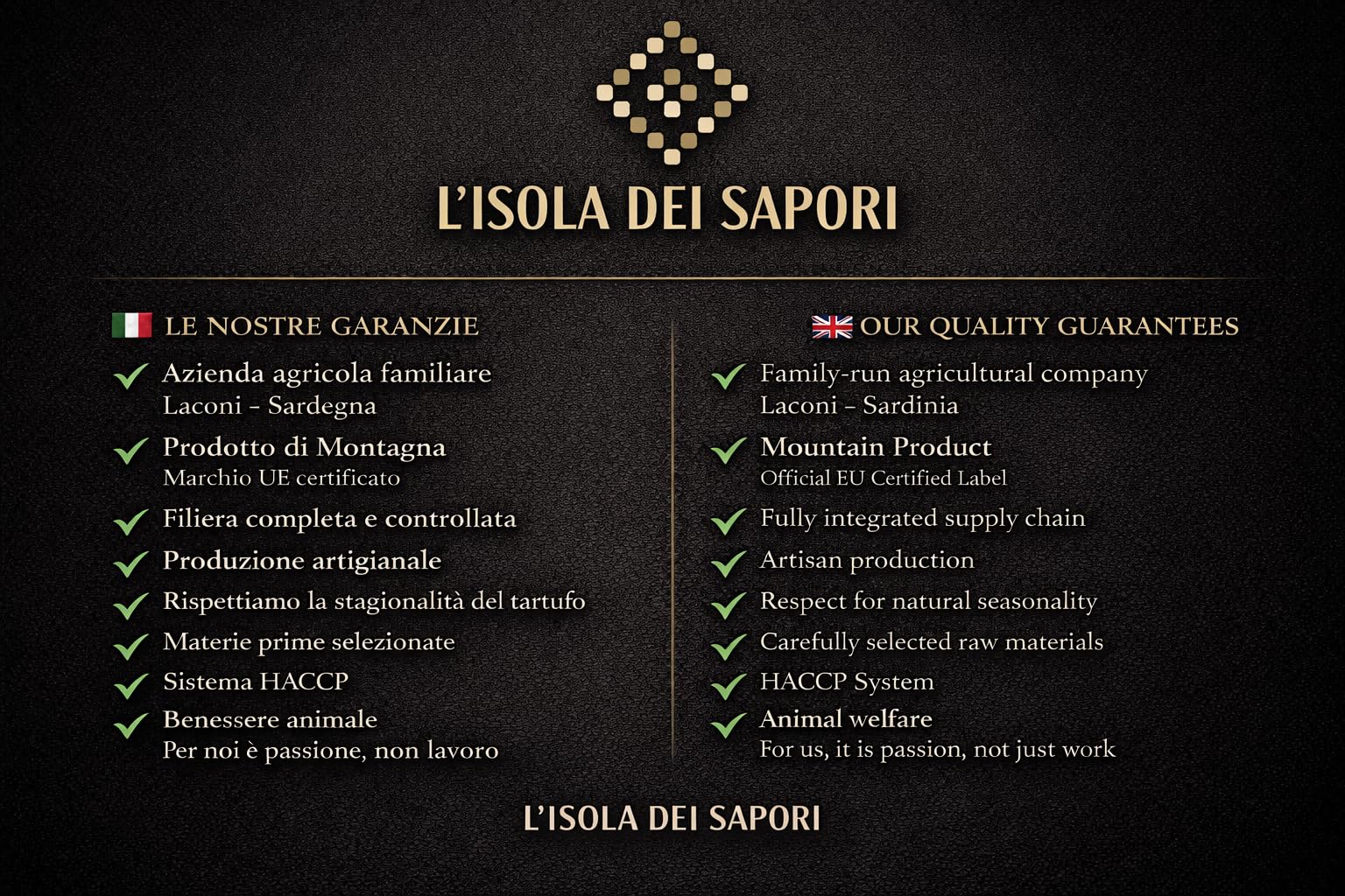 L'Isola dei Sapori 100% Crema di Tartufo Nero, Condimento Pasta Risotto Bruschette - 100 g