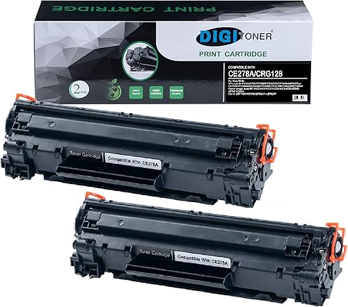 Cartucho de tóner láser compatible C128 CRG128 de alto rendimiento para 128 C128 CRG128 CRG-128 (negro, 2 unidades)