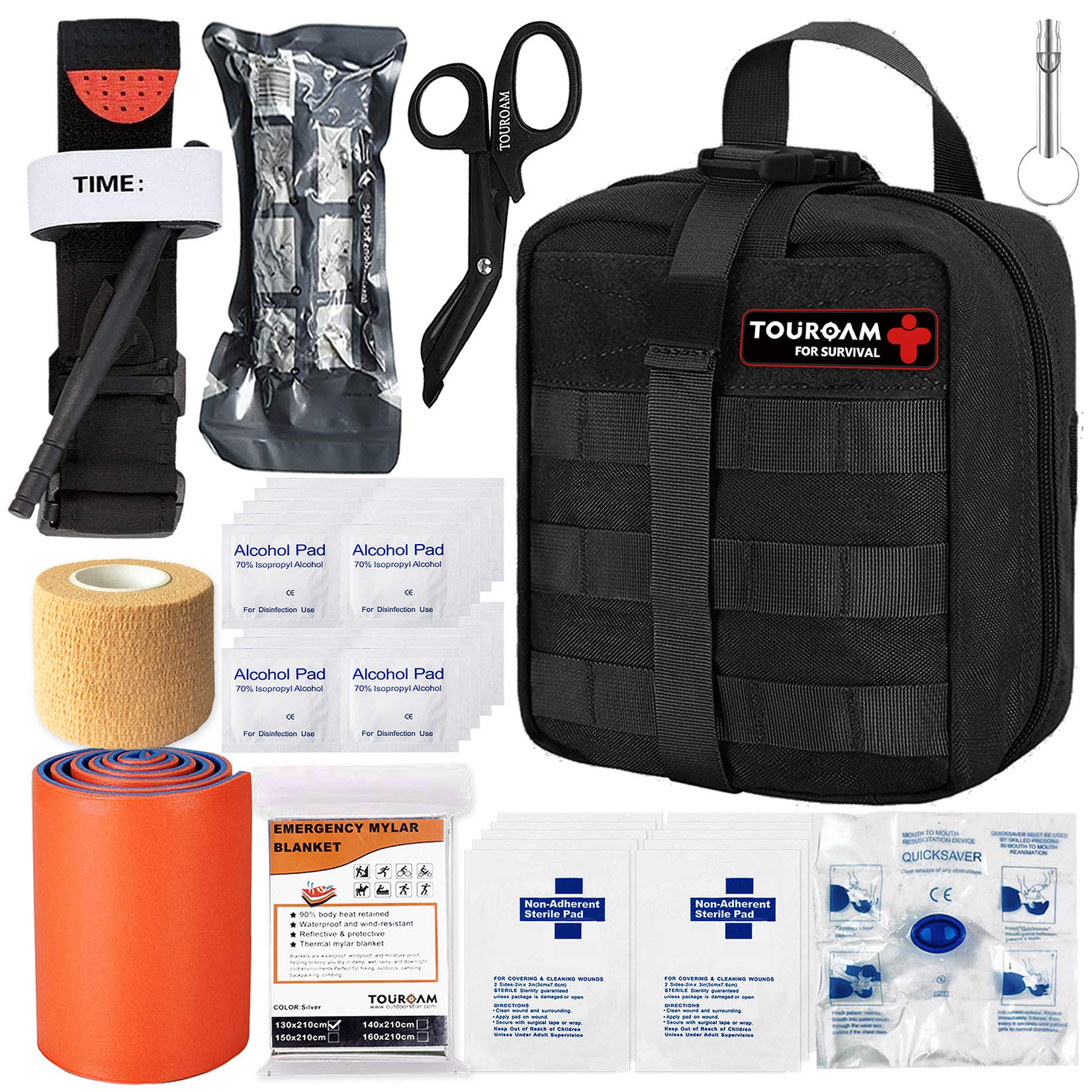 Buy Emergency First Aid KitMOLLE Admin Pouch IFAKWound Dressing Blood