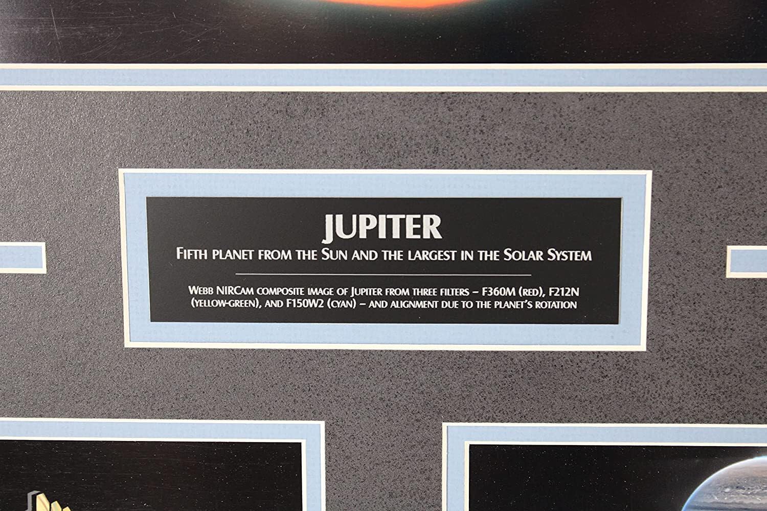 Jupiter - James Webb Space Telescope - Framed Photo