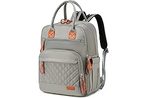 Paoixeel 18 Pockets Large Capacity Diaper Bag