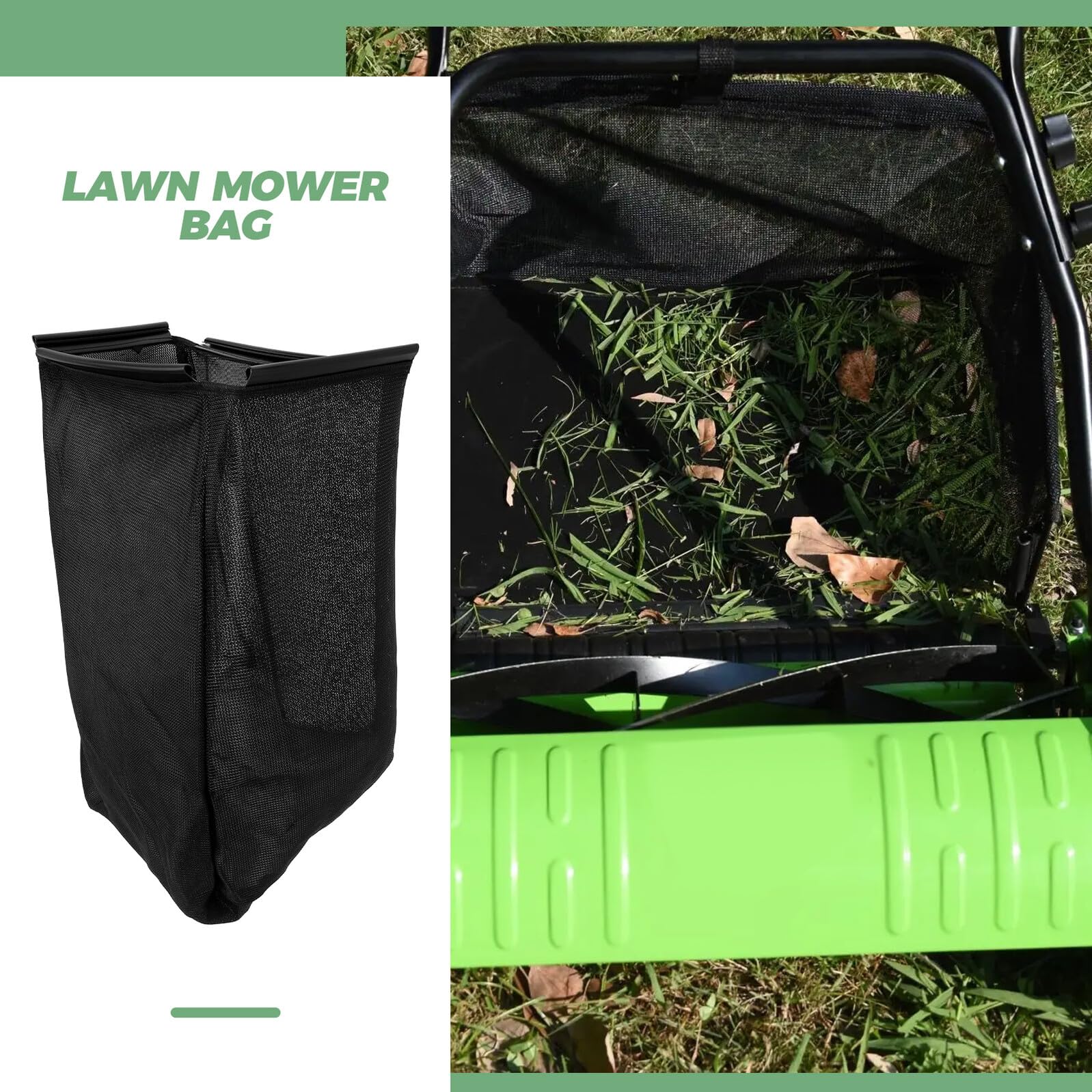 Paquet de Ramassage Herbe en Nylon 19 Pouces pour Tondeuse à Gazon Hrj216 Collecte Feuilles et Herbe pour Entretien Jardin et Résistant à L’eau