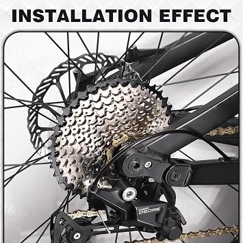 Cassette 8/9/10/11/12 Speed 11-25/28/32/34/36/40/42/46/50/52T,Bicycle Freewheel Fit Mountain Bike/Road Bike/XC/DH/AM,Compatible with Shimano Sram
