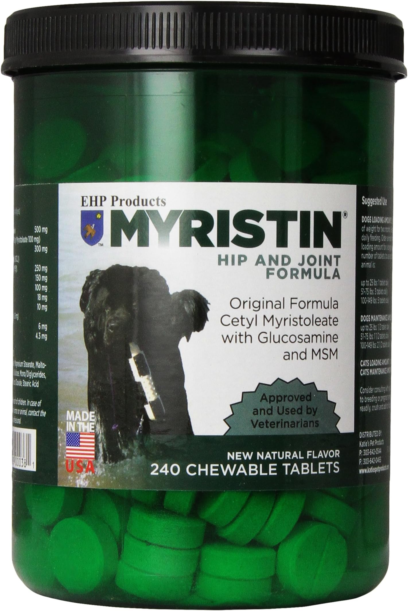 Products Myristin Canine 240 Count Joint Formula