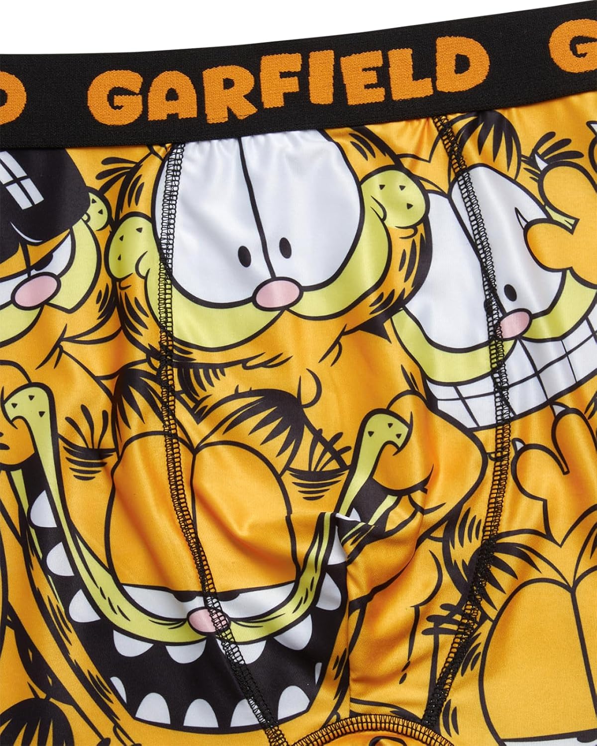 COCO BRANDS Mens Boxer Briefs - Garfield Mens Underwear Boxers Anti Chafing Breathable No Fly with Contoured Pouch - Image 4