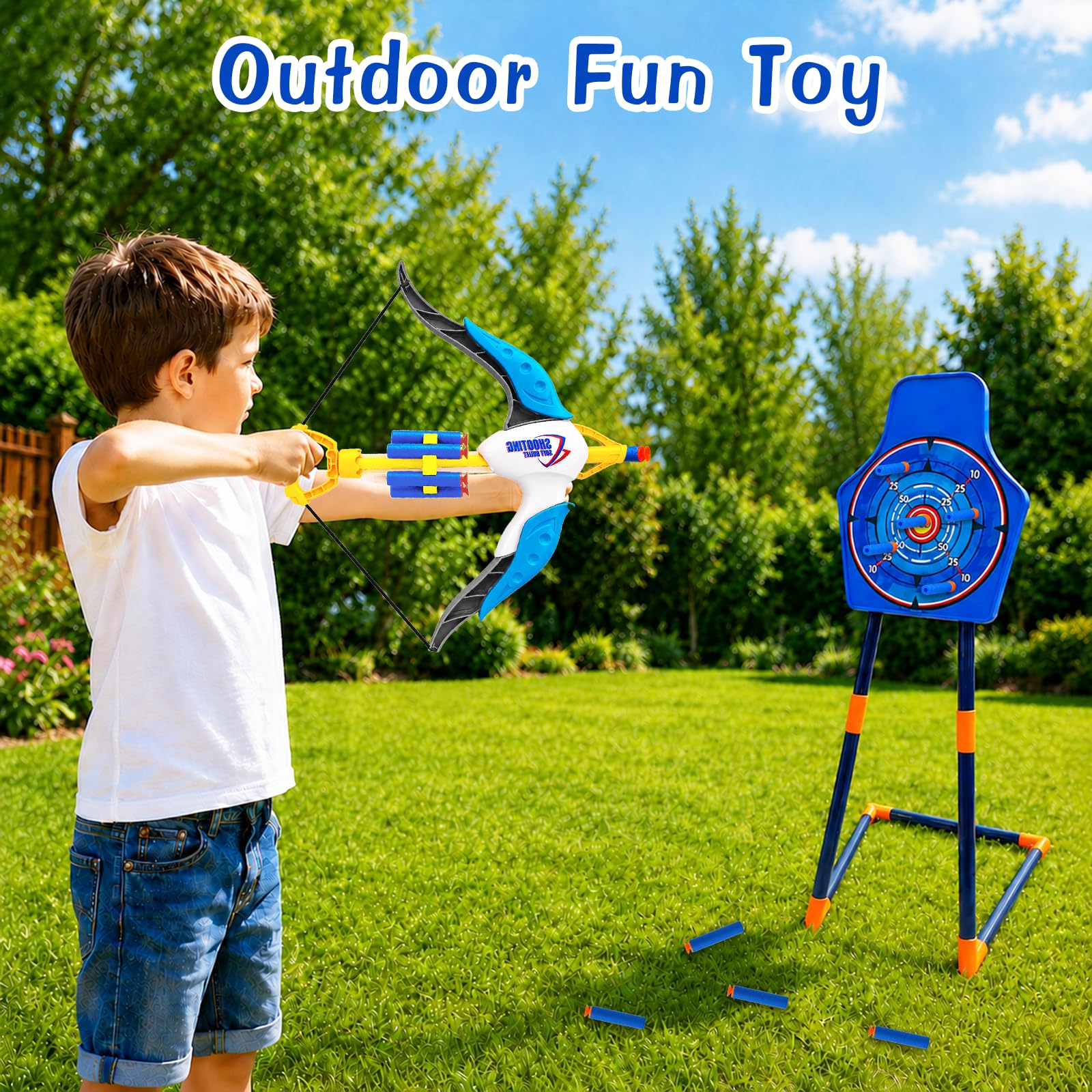 RedCrab Arco e Frecce per Bambini, Giochi da Esterno per Bambini