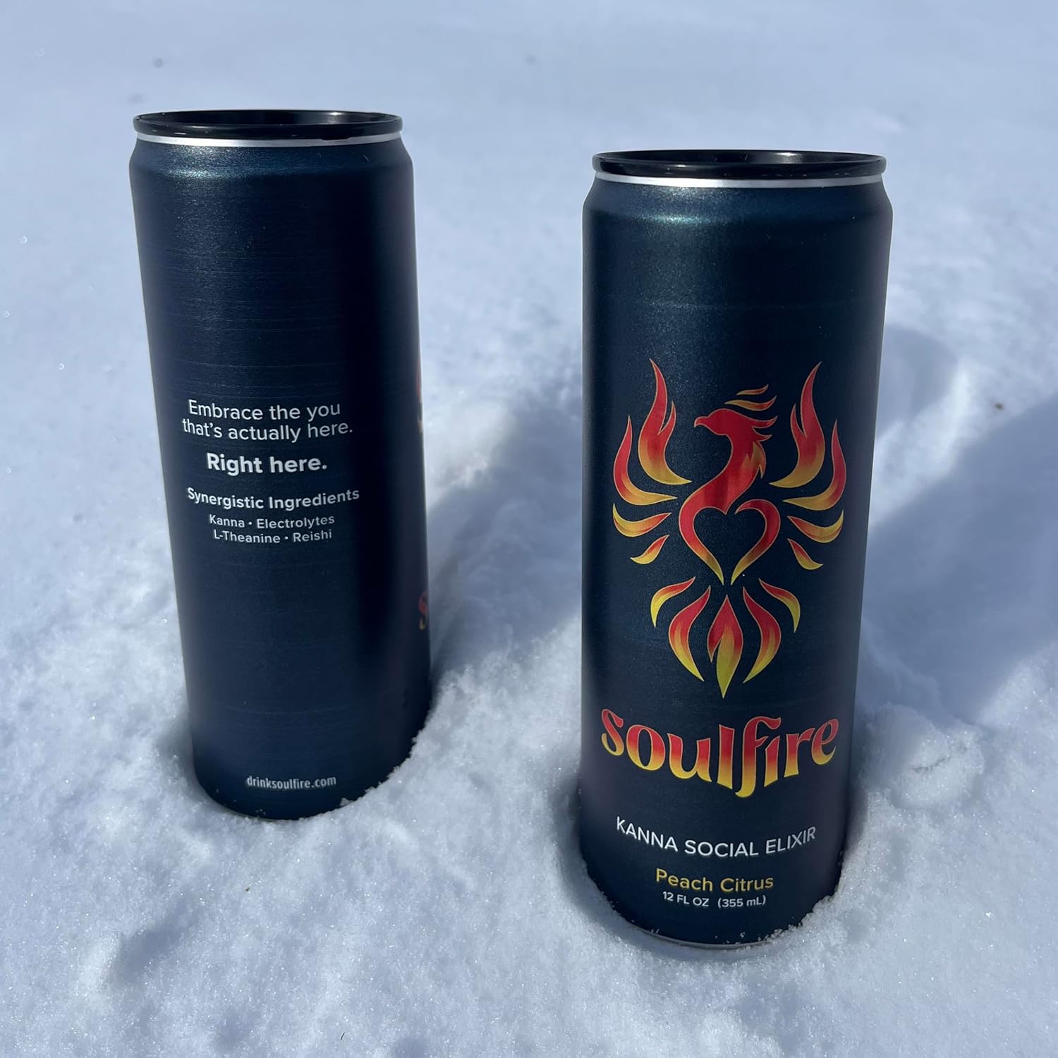 Soulfire 12oz 4pk Kanna Social Elixir | Non-Alcoholic Sparkling Beverage | Adaptogen Nootropic Kanna Extract Drink w/ Reishi, L-Theanine, Coconut Water & Electrolytes | Clean Functional Healthy Natural Seltzer
