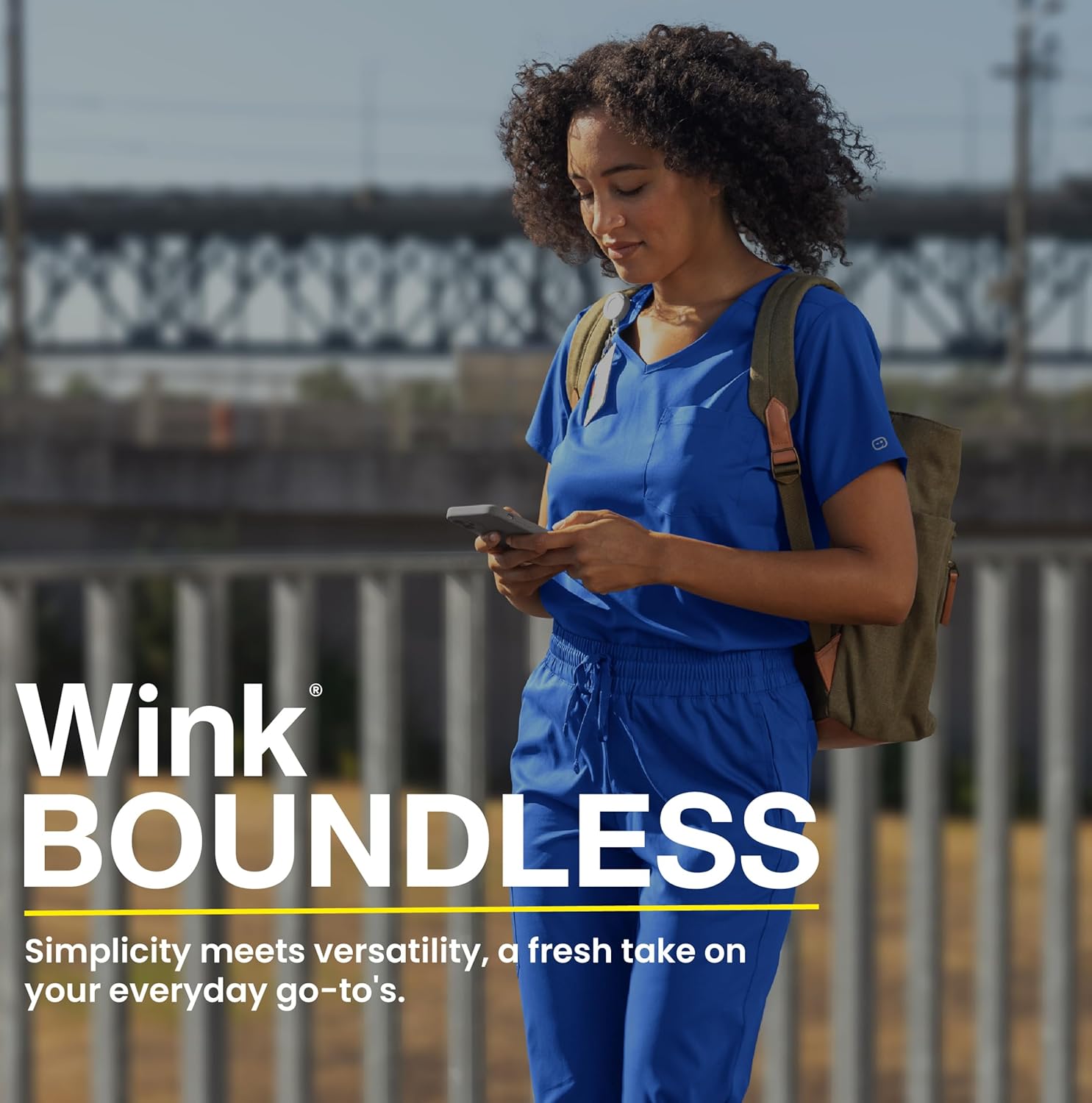 Wink Womens Scrub Top - Image 10