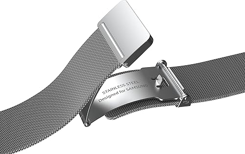Samsung Correa de reloj Galaxy Milanese (0.787 in, M/L) para Galaxy Watch4 de 1.732 pulgadas, M/L