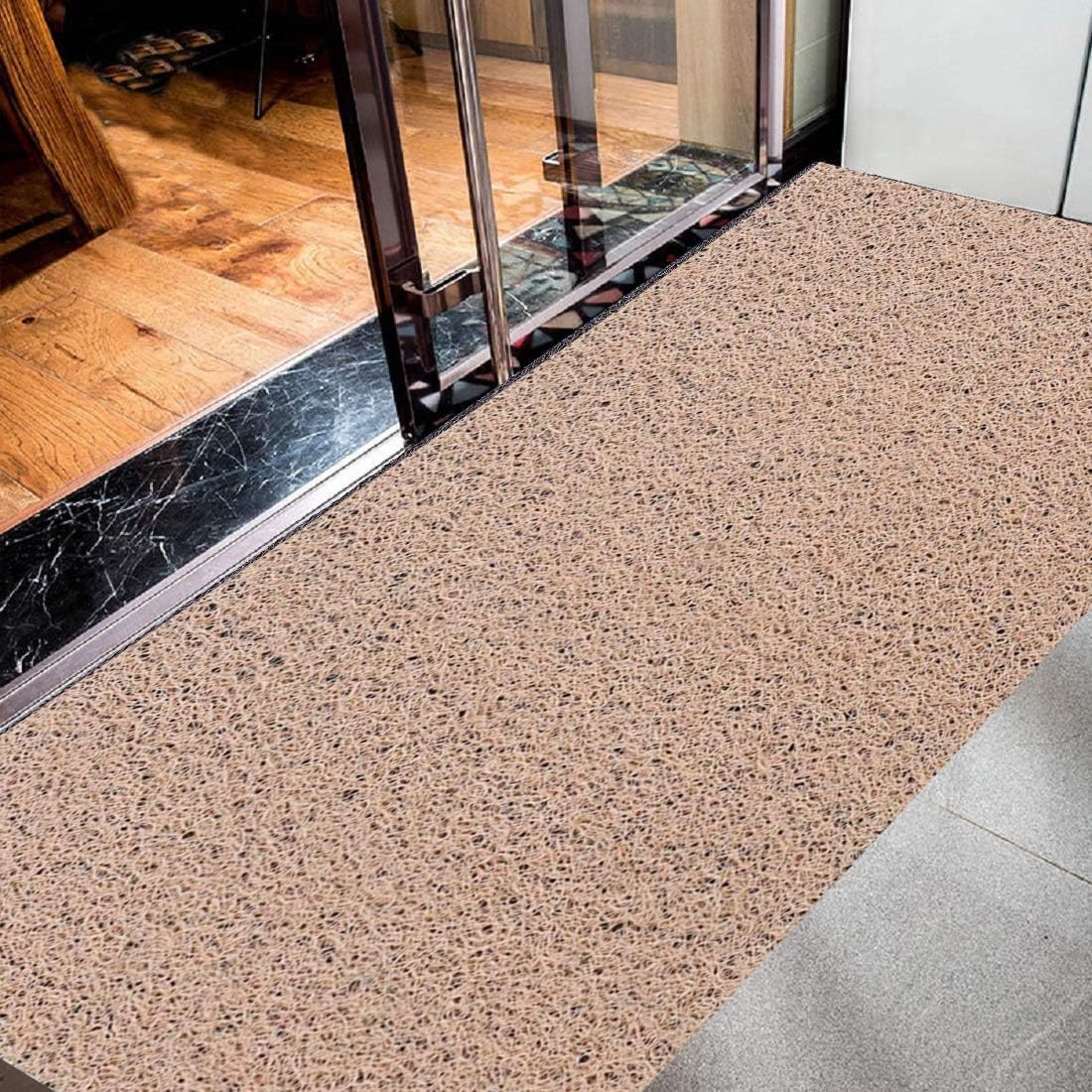 Cushion Mat Soft Rectangular Anti Skid/Slip Door Mat for Home Office Kitchen Bathroom Mat 2x3 feet, Cream-image-19