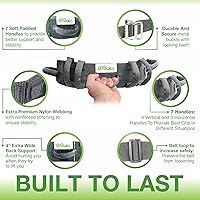 Vista 3 de Gait Belts for Seniors with 7 Handles- Transfer Gate Belts Medical for Elderly and Disabled - Easy to Use Quick Release Gait Belt with Handles for
