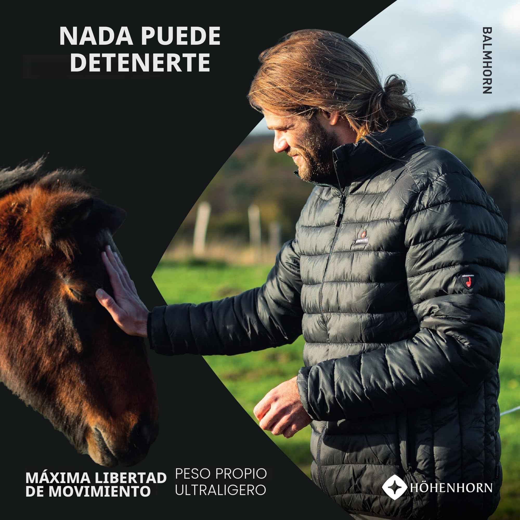 Höhenhorn Balmhorn - Chaqueta acolchada con capucha para hombre, de entretiempo