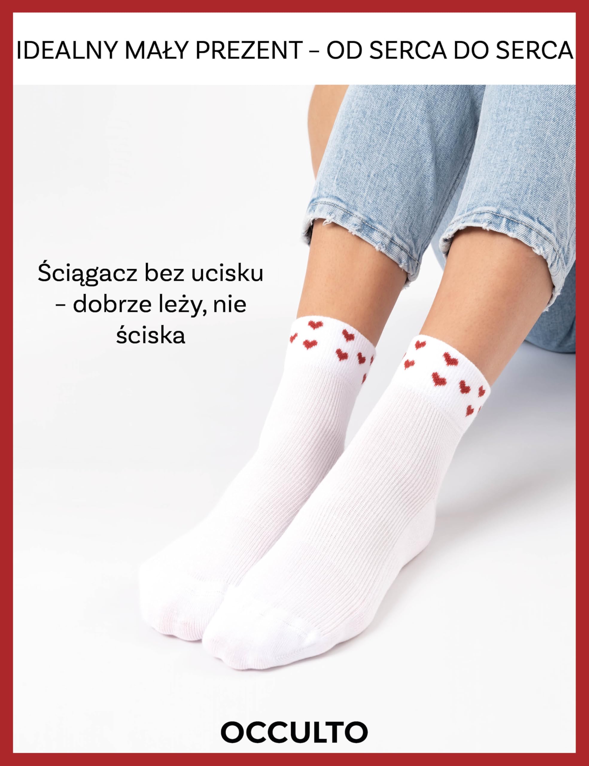 Occulto Krótkie Skarpety Motyw Damski 3 pak (model: Gianna)