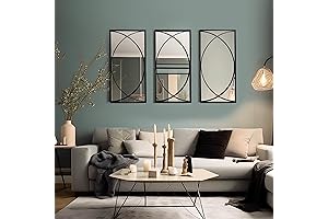 LuxenHome 3 Mirror Set Wall Decor: Transform Your Space with Elegance