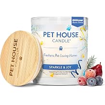 Pet House Pet Friendly Candle Plant Based Scented Candle Clean Burning, Long Lasting for Home, Sparkle & Joy