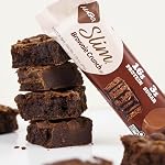NuGo Slim Brownie Crunch, 16g Protéines végétales, 3g Sucre, 7g Fibres, glucides à faible teneur en carbone, sans gluten, 12 Nombre