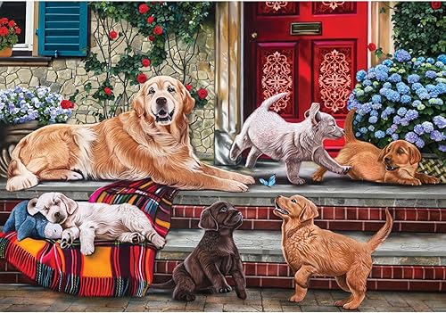 Anatolian Puzzle -Dog Family Rompecabezas de 260 piezas # 3340