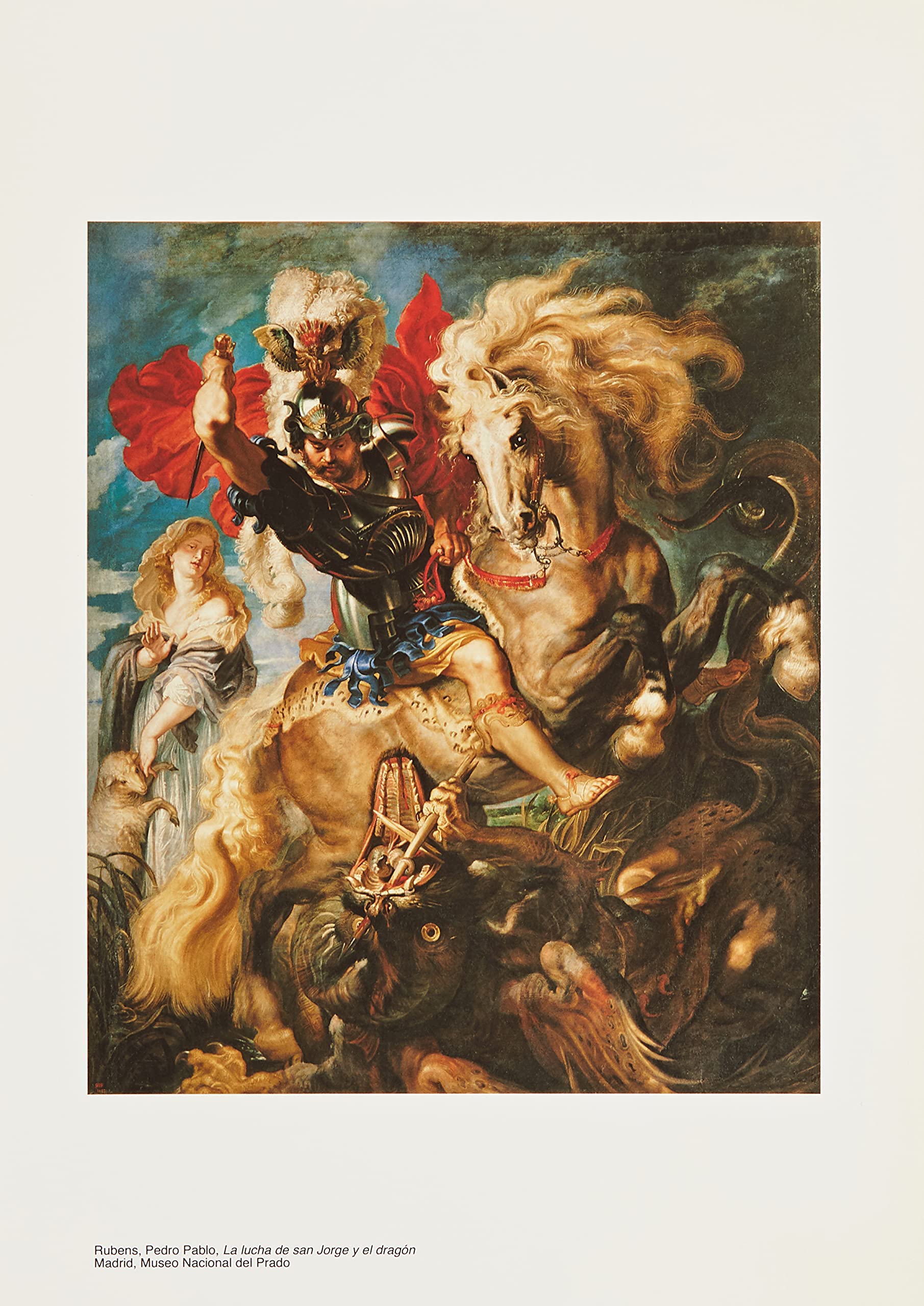 Official Reproduction of the Prado Museum "The Fight of St George and the Dragon"