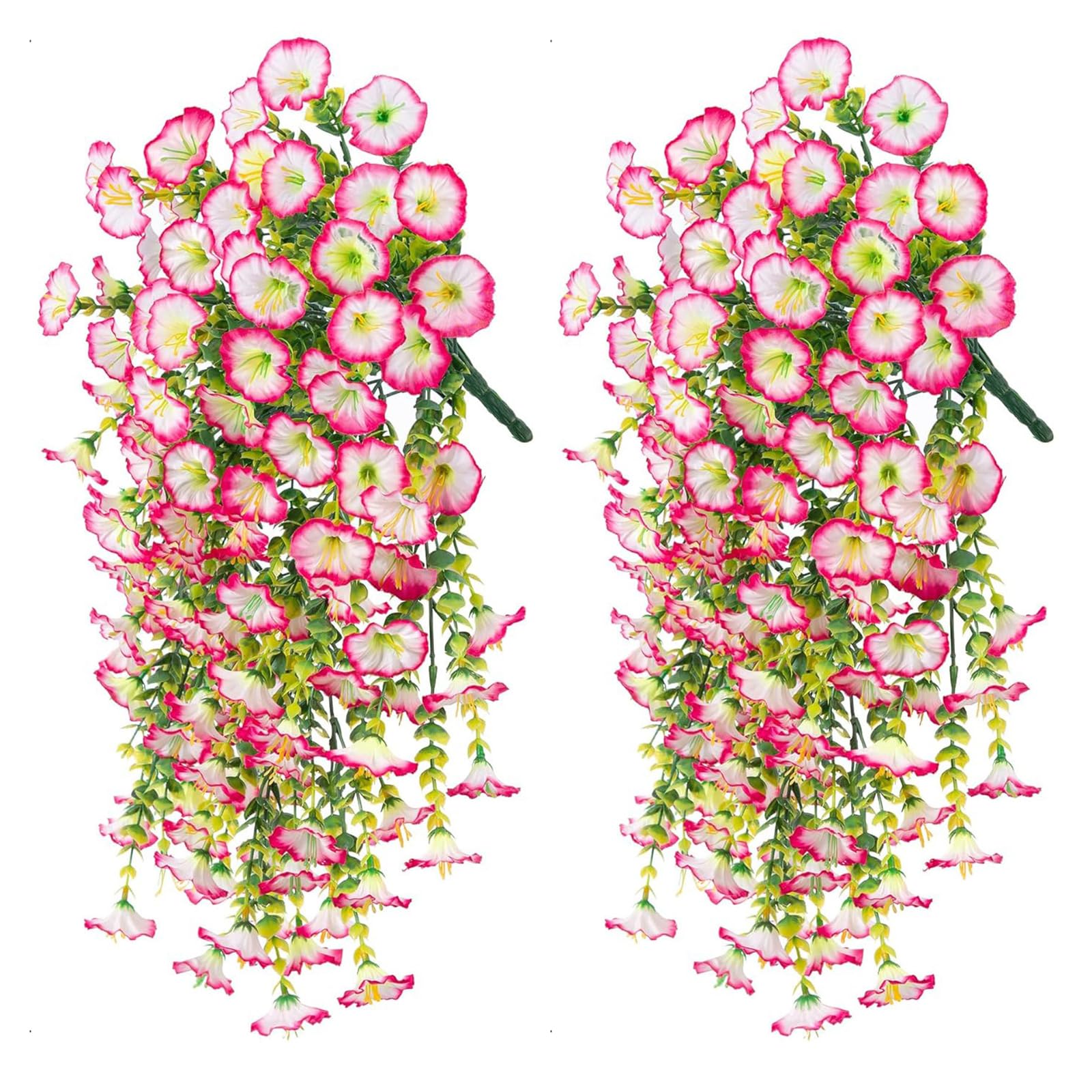Kalttoy D Of 2 Synthetic Morning Glory Flower Hanging Ecorations For Versatile Indoor Use Commercial Space Ecoration