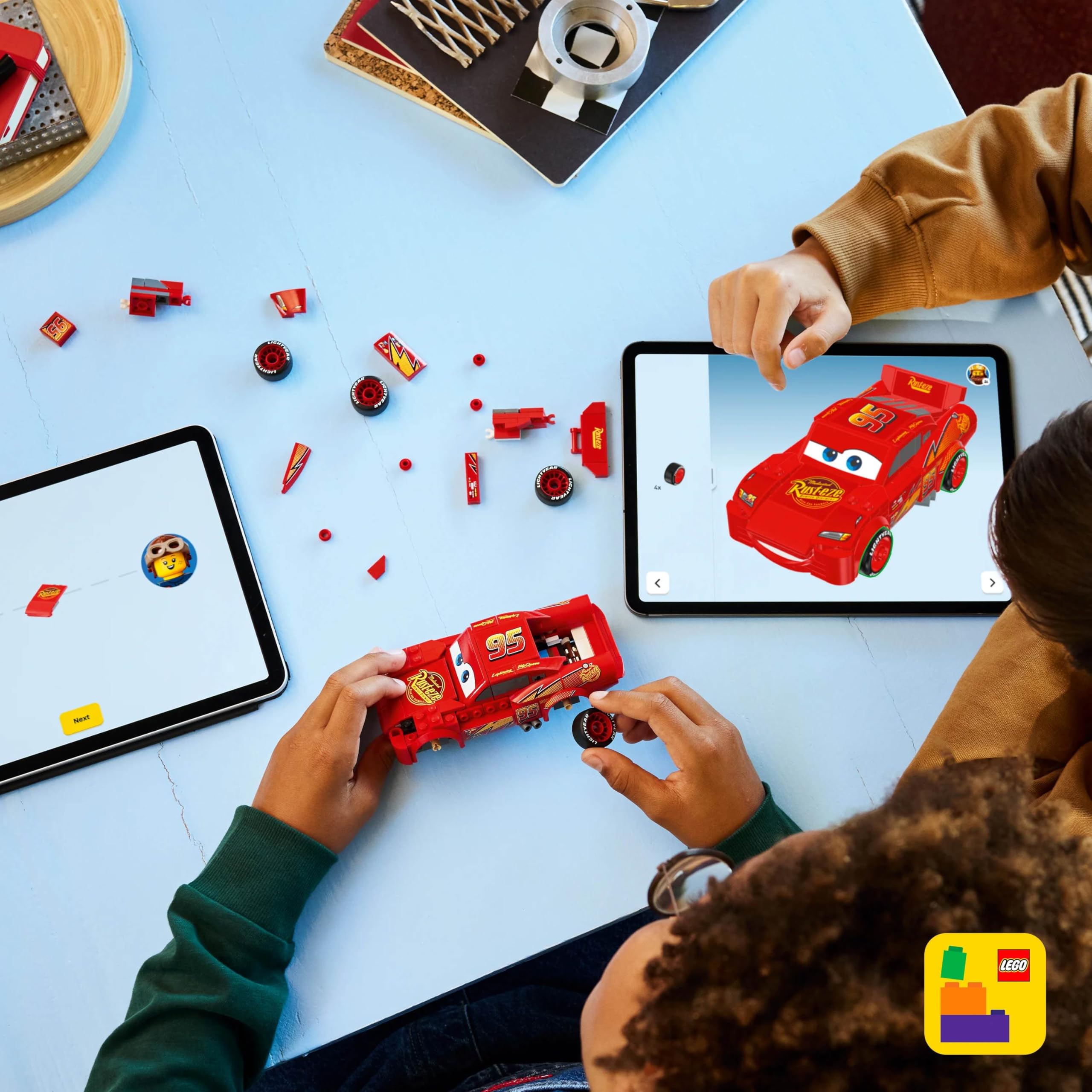 LEGO Speed Champions | Lightning McQueen from Disney Pixar Cars - Building Set 77255 — Amazon image 7