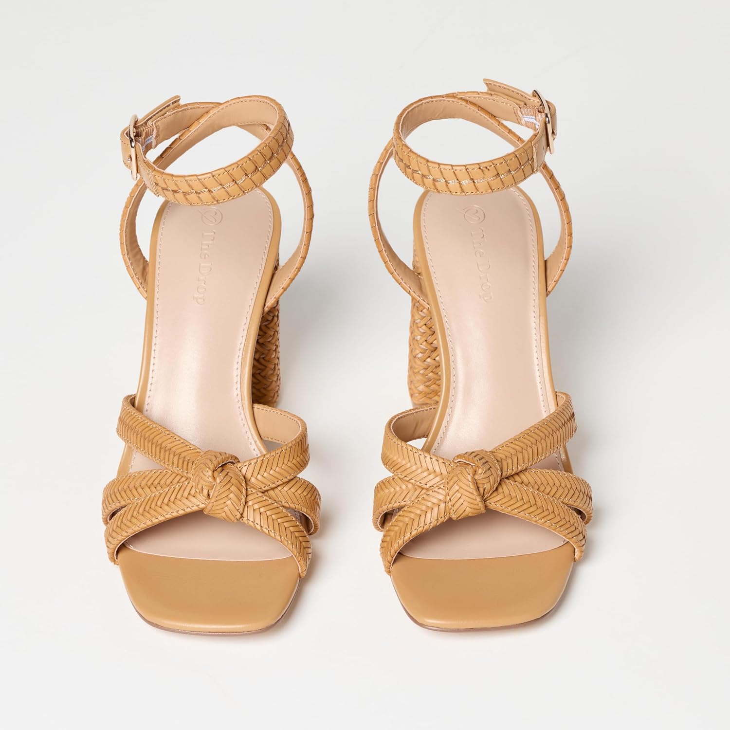 The Drop Women's Renalda Woven Chunky Heel Sandal - Image 4