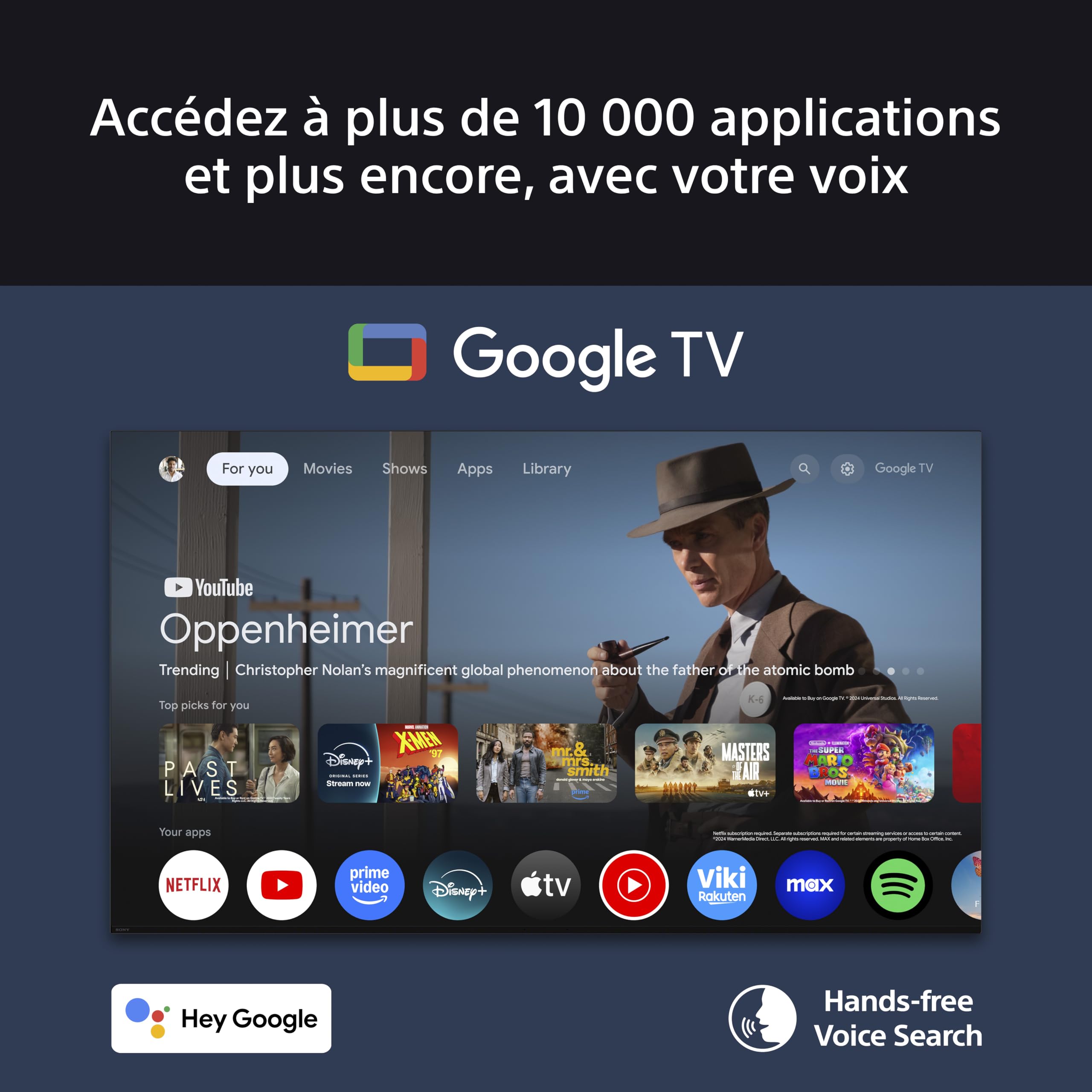 Sony BRAVIA 3 43" Direct LED Google TV Dolby Vision Atmos IMAX Enhanced 2025