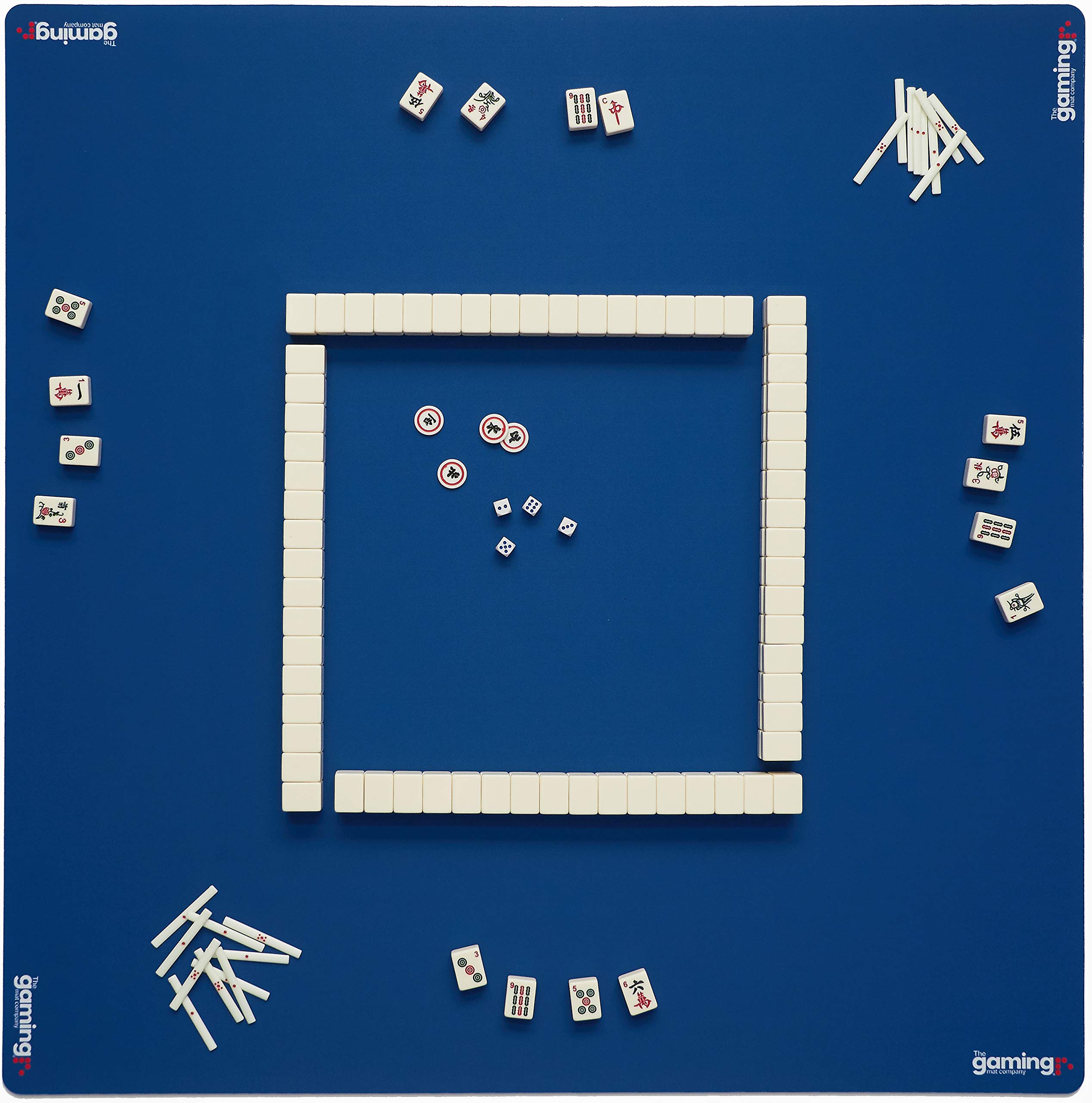 Tapis De Mahjong Carré 80x80 Cm Antidérapant - Housse Table Jeu Poker Boue De Diatomée