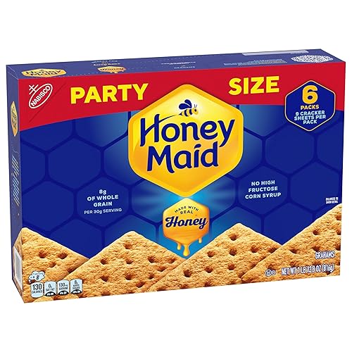 Miniatura 16 de Honey Maid Graham Crackers, tamaño de fiesta, 28.8 oz (1 libra, 12.8 oz)
