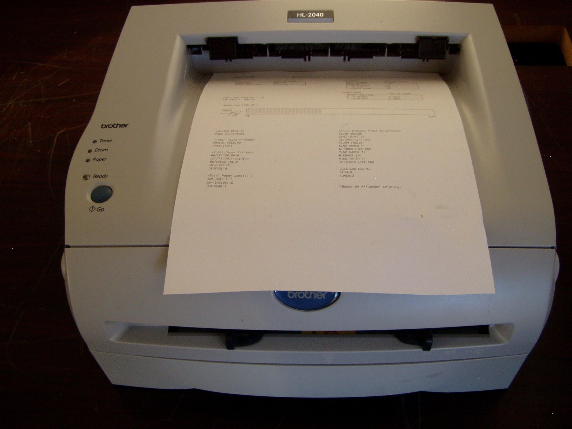 Brother HL-2040 Monochrome Laser Printer