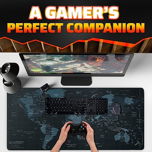 Miniatura 7 de Alfombrilla de mouse para juegos personalizada, alfombrilla de escritorio grande, antideslizante