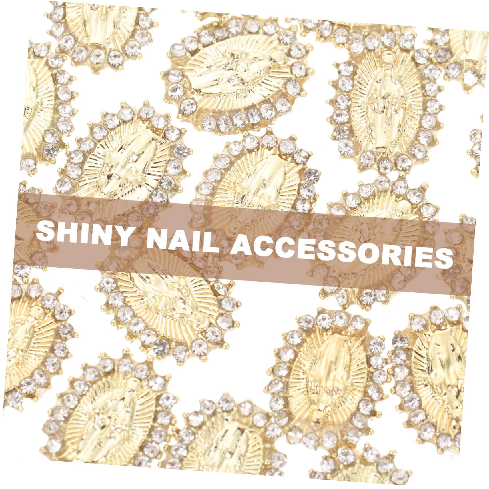 5 set Gioielli Con Diamanti Per Unghie Punte Per Unghie Ciondoli Con Strass Nail Art Adesivi Per Unghie Decorazioni Per Nail Art Manicure Accessori Per Le 20 pezzi * 5