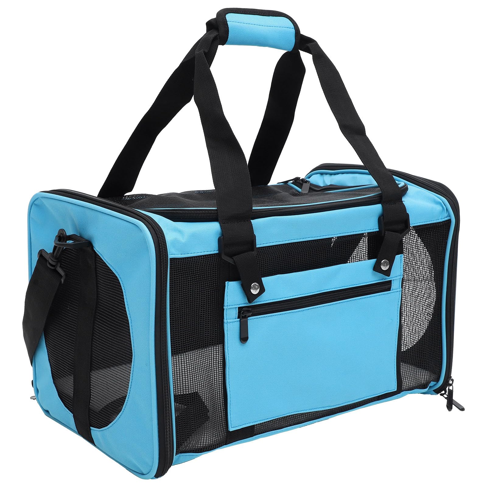 Sac de transport pliable pour chat en tissu Oxford grande capacité