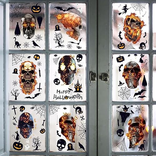 Miniatura 3 de Decoración de pared de murciélago de Halloween, 12 unidades, calcomanías de murciélago negro 3D, decoraciones de Halloween, reutilizables,