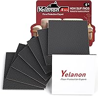 Vista 15 de Yelanon Almohadillas Antideslizantes para Muebles - 32 piezas de 1.5" Agarraderas para Muebles para Pisos de Madera Dura, Antideslizantes para Patas