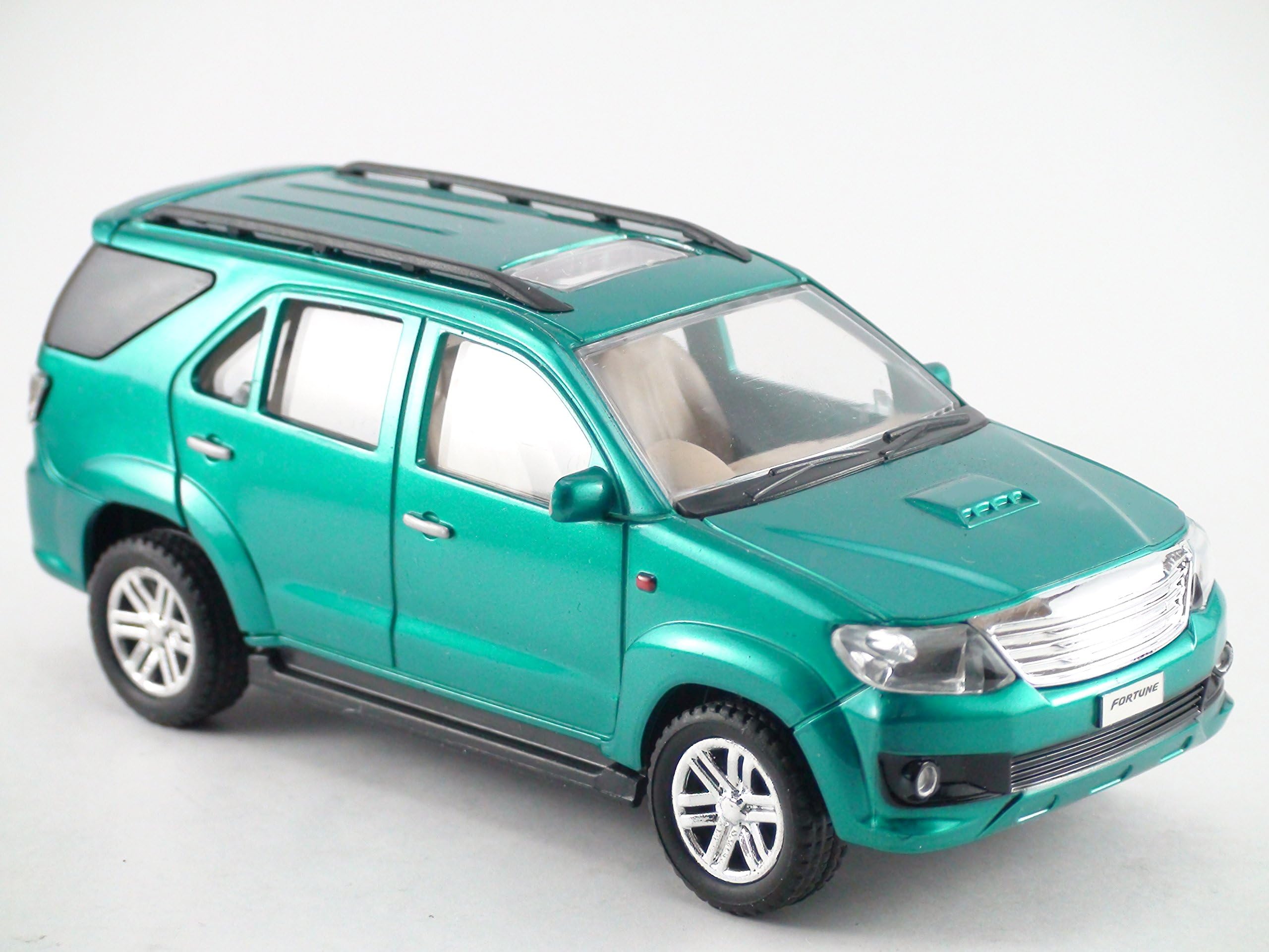 Centy Toys Indian & Model of Fortuner (SUV)-Kidsshub (150/60/60 in L/B/H) mm, in Light Sea Green
