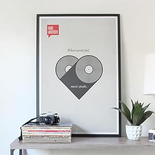 Poster Quote, Literary Quote, Art Print, Minimalist Poster, Quote, Illustration, Minimalist Quotation Print - Hans Christian Andersen