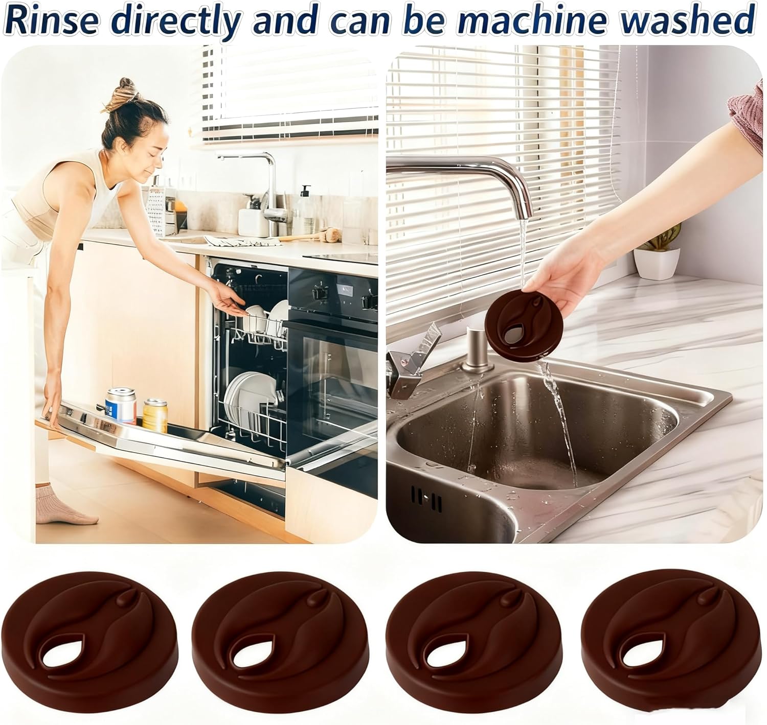 Novelty Silicone Soda Can Lids，Reusable Can Covers, Can Stopper or Protector for Bachelor Party Gifts Prank Gag Gifts, Funny White Elephant Gift (Brown, 1 pcs)
