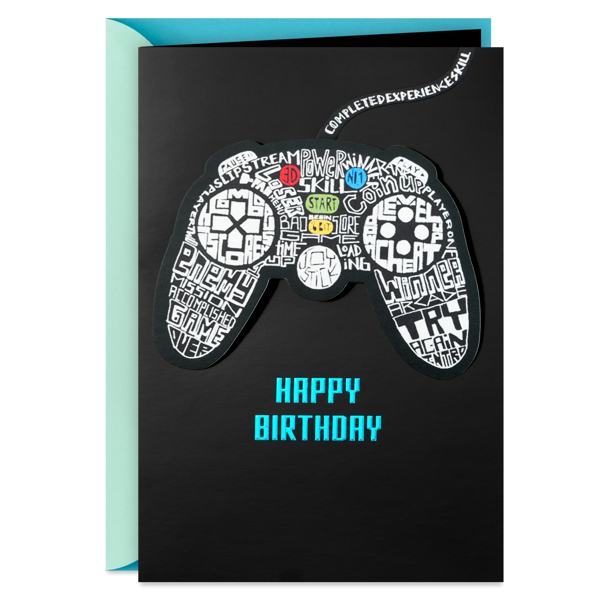 Amazon.com : Hallmark Birthday Card for Gamer (Another Level of