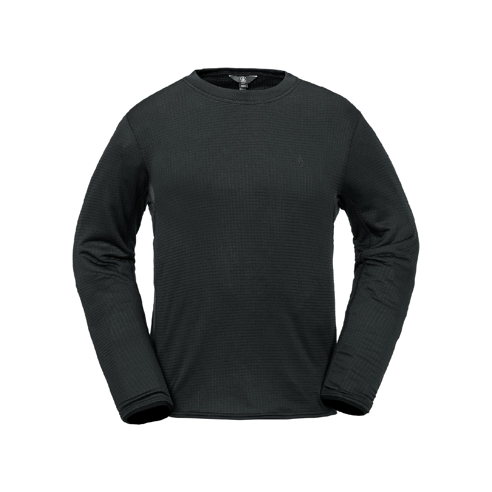 Volcom Men's Black S5 Gridlock Crew Snowboard Winter Baselayer Sweatshirt, S